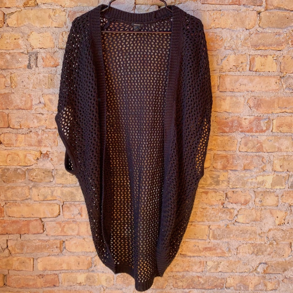 Black cardigan